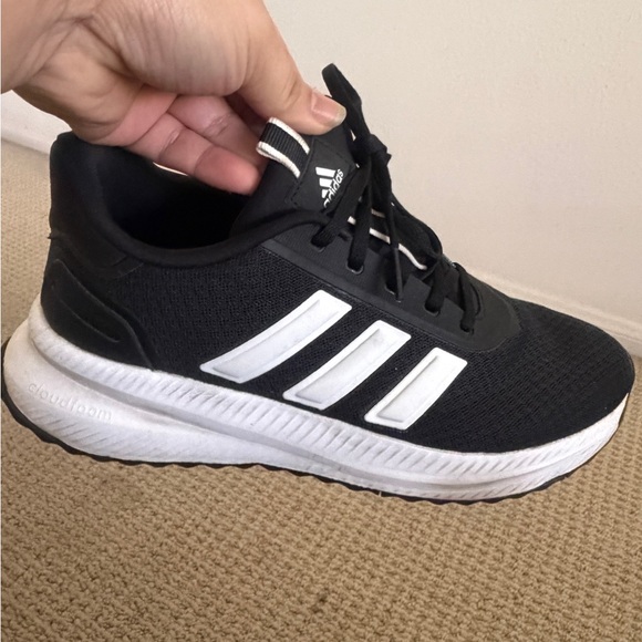 Adidas Black Sneakers with White Stripes - Picture 10 of 10